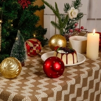 Set globuri de Craciun, 16 piese, auriu si rosu, 8 cm, Vivo CB16